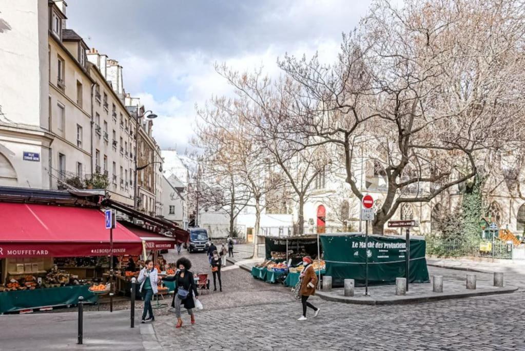 Fully Renovated Historic Apt In Heart Mouffetard Parigi Esterno foto